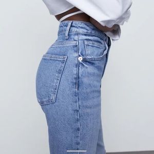 zara slim fit hi-rise jeans